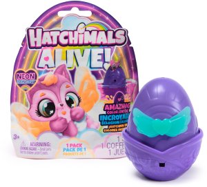 Hatchimals Alive Neon Rainbow 1 Pack Asst. 1