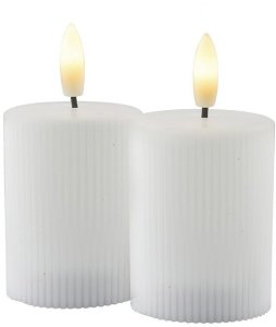 Lampki choinkowe Tork Sirius Sirius Smilla Ładowalny Mini Bloklys - Biały - 2 stk 2