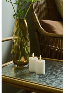 Lampki choinkowe Tork Sirius Sirius Smilla Ładowalny Mini Bloklys - Biały - 2 stk 3