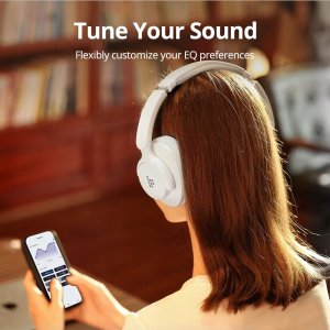 Słuchawki bezprzewodowe Tronsmart SOUNFII Q20S Hybrid ANC z aktywną redukcją hałasu - białe 9