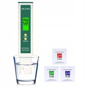 MIERNIK PH WODY Z PRZYCISKAMI ZIELONY pH-2Pro 13