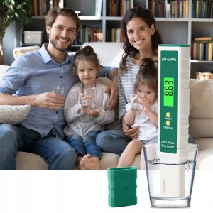 MIERNIK PH WODY Z PRZYCISKAMI ZIELONY pH-2Pro 6