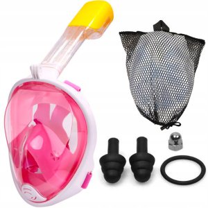 MASKA DO NURKOWANIA PEŁNOTWARZOWA SM-7 S/M różowa 4