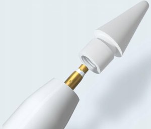 QIKTECH Wymienna Końcówka do Apple Pencil 1 i 2 generacji PENCIL Tips iPad (biała) 4
