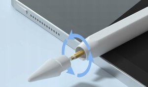 QIKTECH Wymienna Końcówka do Apple Pencil 1 i 2 generacji PENCIL Tips iPad (biała) 6