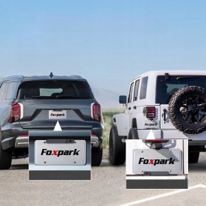 Foxpark Zestaw bezprzewodowej cyfrowej kamery cofania 1080P 5" IP69K 2