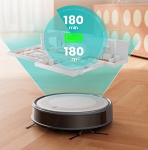 LEFANT M310 Wakuum robot sprzątający 4500PA HEPA 180min pracy 4