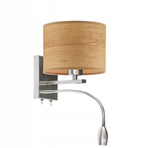 Kinkiet Copel Lampa ścienna LED do sypialni SENEGAL ECO* 2-płomienny kinkiet z oświetleniem LED 6