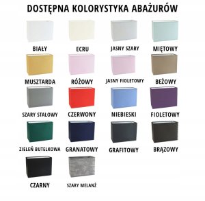 Kinkiet z panelem LED ZIBO lampa 2-płomienna LED 15