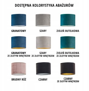 Funkcjonalny kinkiet do czytania FLORYDA WELUR z panelem LED 3