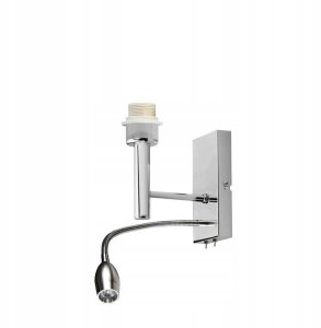 Funkcjonalny kinkiet do czytania FLORYDA WELUR z panelem LED 4