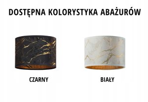 Czarno-złoty kinkiet do sypialni ELVORA MIRROR w stylu glamour 2