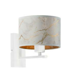 Czarno-złoty kinkiet do sypialni ELVORA MIRROR w stylu glamour 7