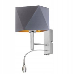 Kinkiet do czytania SALEM GOLD lampka do sypialni 6