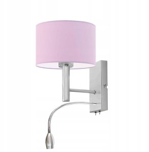 2-płomienny kinkiet do czytania w łóżku z regulowanym panelem LED FLORYDA DUAL 10