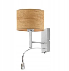 Lampka ścienna 2-płomienna do salonu FLORYDA ECO z dodatkowym oświetleniem LED 6