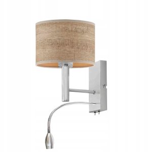 Lampka ścienna 2-płomienna do salonu FLORYDA ECO z dodatkowym oświetleniem LED 7