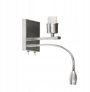 2-punktowy kinkiet z abażurem MESSA GOLD panel LED 10