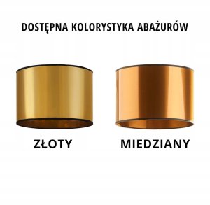 Czarny kinkiet regulowany LED ze złotym kloszem BRAGE MIRROR w stylu industrialnym 2