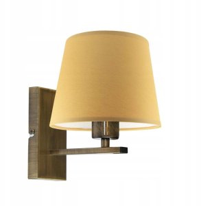 Kinkiet do sypialni z beżowym abażurem HVAR lampa ścienna do czytania LED E27 7