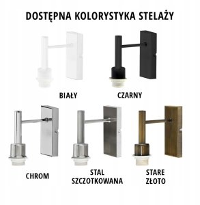 Kinkiet ścienny do sypialni AKRA WELUR z welurowym abażurem LED MIX KOLORÓW 5