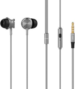 UiiSii GT500 Metal Hi-Fi Universal Earphone with Microphone / Remote / 3.5mm / Silver 1