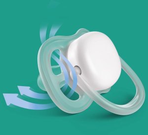 Philips Avent smoczek Ultra Air Deco seahorse 6-18M (1 gab) dla dziewczynek SCF086/06 6