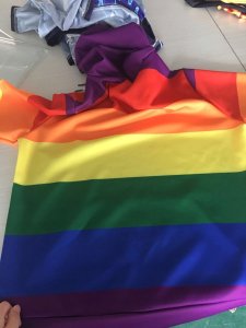 Bluza TĘCZOWA LGBT Tęcza z Kapturem Poliestrowa XL 5