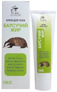 Ecolek Krem do ciała z tłuszczem borsuka 100ml 1