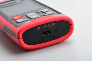 MIERNIK GRUBOŚCI POWŁOKI LAKIERU STAL ALUMINIUM SONDA PRZEWODOWA LCD USB-C 5