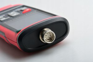 MIERNIK GRUBOŚCI POWŁOKI LAKIERU STAL ALUMINIUM SONDA PRZEWODOWA LCD USB-C 6