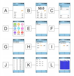 MIERNIK GRUBOŚCI POWŁOKI LAKIERU STAL ALUMINIUM SONDA PRZEWODOWA LCD USB-C 10
