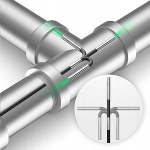 ENDOSKOP INSPEKCYJNY OBROTOWY 360 LED EKRAN 32GB SD IP67 1m KAMERA 3.9mm 7