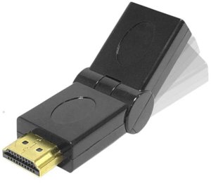 Przejście wtyk-gniazdo HDMI obrotowe LXHD58 1