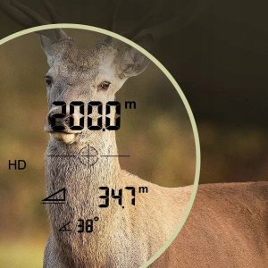 DALMIERZ LASEROWY LORNETKA GOLFOWA LUNETA MYŚLIWSKA POLOWAŃ x7 ZASIĘG 800m 6