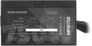 Mars Gaming MPIII750 Power Supply  ATX 750W 3