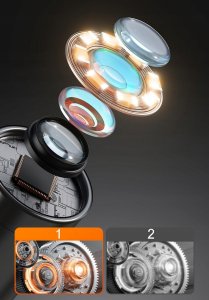 ENDOSKOP KAMERA INSPEKCYJNA RUCHOMA GŁOWICA 6mm PRZEWÓD 2m 2000mAh EKRAN HD 13