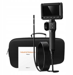 ENDOSKOP KAMERA INSPEKCYJNA RUCHOMA GŁOWICA 6mm PRZEWÓD 2m 2000mAh EKRAN HD 2