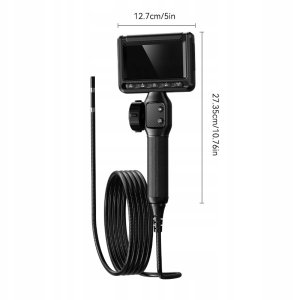 ENDOSKOP KAMERA INSPEKCYJNA RUCHOMA GŁOWICA 6mm PRZEWÓD 2m 2000mAh EKRAN HD 4
