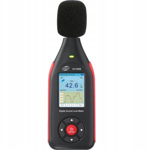 SONOMETR DECYBELOMIERZ MIERNIK NATĘŻENIA DŹWIĘKU HAŁASU 30-130dB WYJŚCIE DC 2
