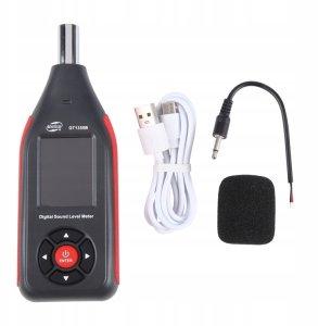 SONOMETR DECYBELOMIERZ MIERNIK NATĘŻENIA DŹWIĘKU HAŁASU 30-130dB WYJŚCIE DC 5