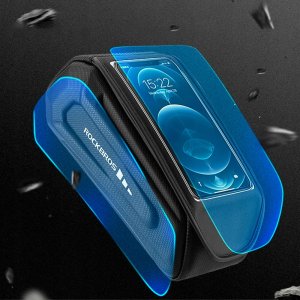 Torba rowerowa Rockbros 30120064001 wodoodporna na ramę z pokrowcem na telefon - czarna 5