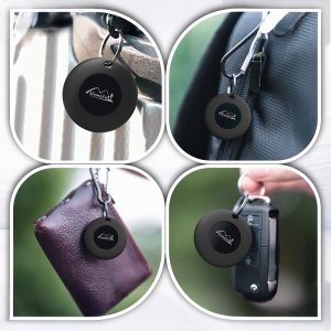 Lokalizator GPS Mini Do Kluczy Auta Kota Roweru Psa Czarny Android   Etui 6