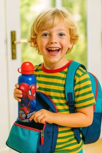 Kids Euroswan Zestaw 2w1 Śniadaniówka LunchBox Bidon Dla Dziecka do Szkoły Spider-Man / SP50006 10