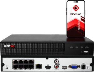 Rejestrator sieciowy KEEYO LV-V-NVR-16CH-8P 16 kanałowy 8x PoE 1