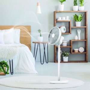 Cecotec EnergySilence 2600 Sunflower Portable | Stand Fan | Diameter 33 cm | Number of speeds 12 | Oscillation | 22 W | Remote control 4