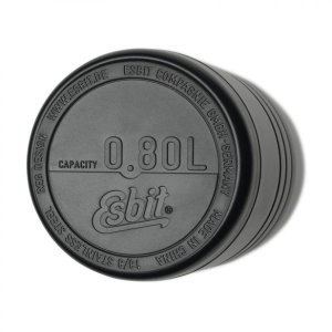 ESBIT FJ800TL-BK pojemnik do przechowywania żywności Okrągły Dzbanek 0,8 l Czarny 1 szt. 6