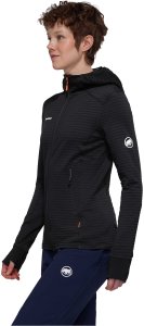Bluza trekkingowa damska Mammut Taiss Light ML Hooded Jacket - black 2