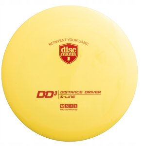 Discgolf disc DISCMANIA  Distance Driver S-LINE DD3 Yellow 12/5/-1/3 1
