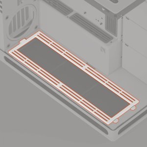 Havn HAVN HS 420 Untere Lfterhalterung - wei 2